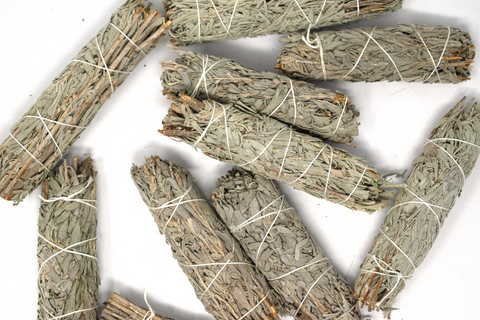 Image of Frankincense smudge stick, heathen herb, pagan herbs, viking herbs, viking smudge, wiccan smudge, wiccan supplies, pagan supplies, norse supplies, nordic supplies