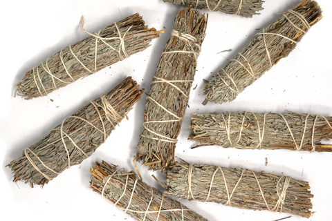 Image of Meditation smudge stick (Mountain Sage, Frankincense, myrrh & White Copal Resin) - Oreamnos Oddities