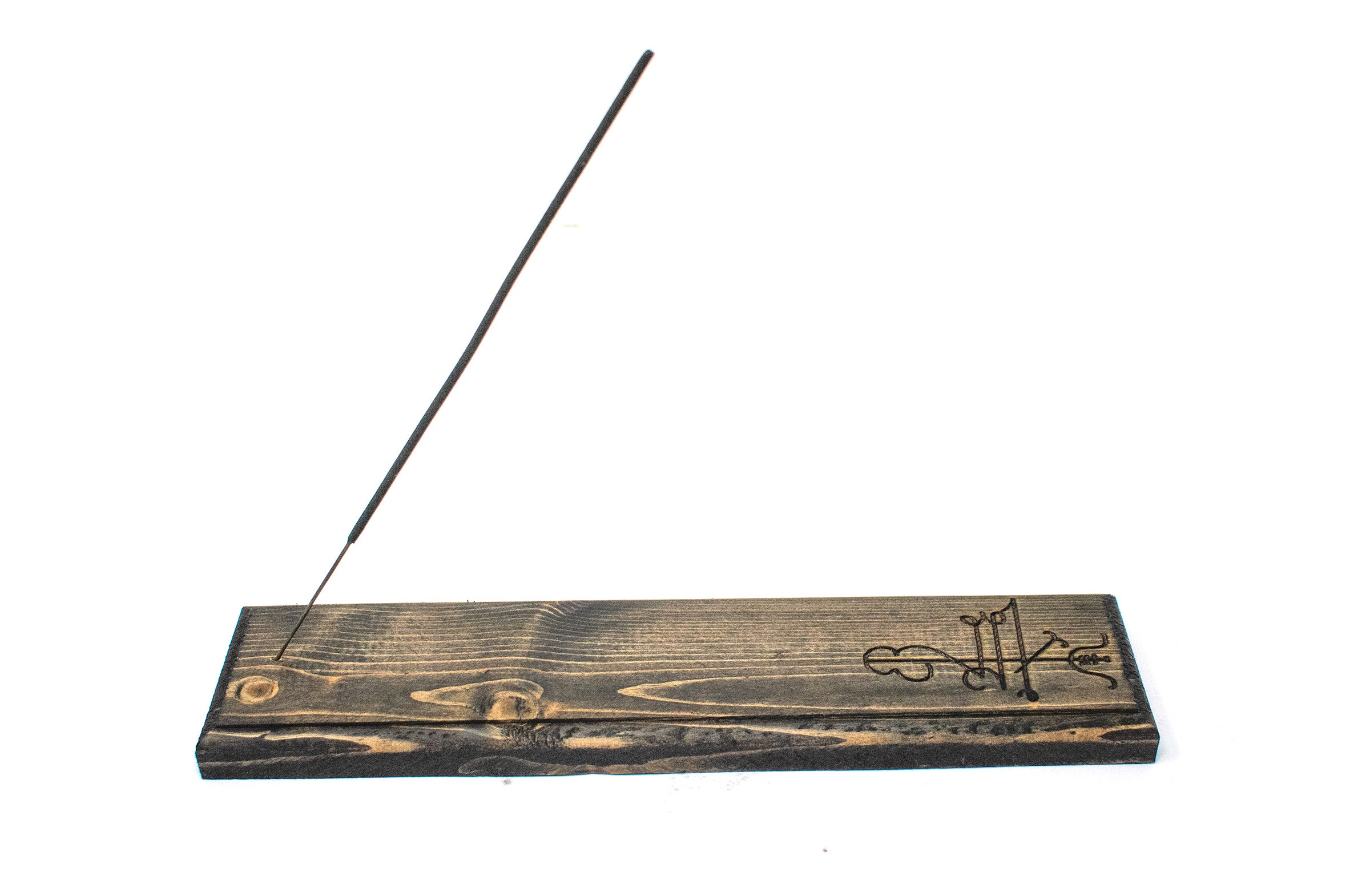 Lukkustafir (good luck) incense dish