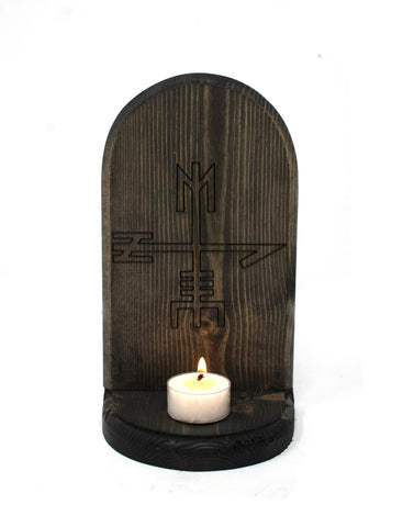 Image of Goddess Hel stave altar
