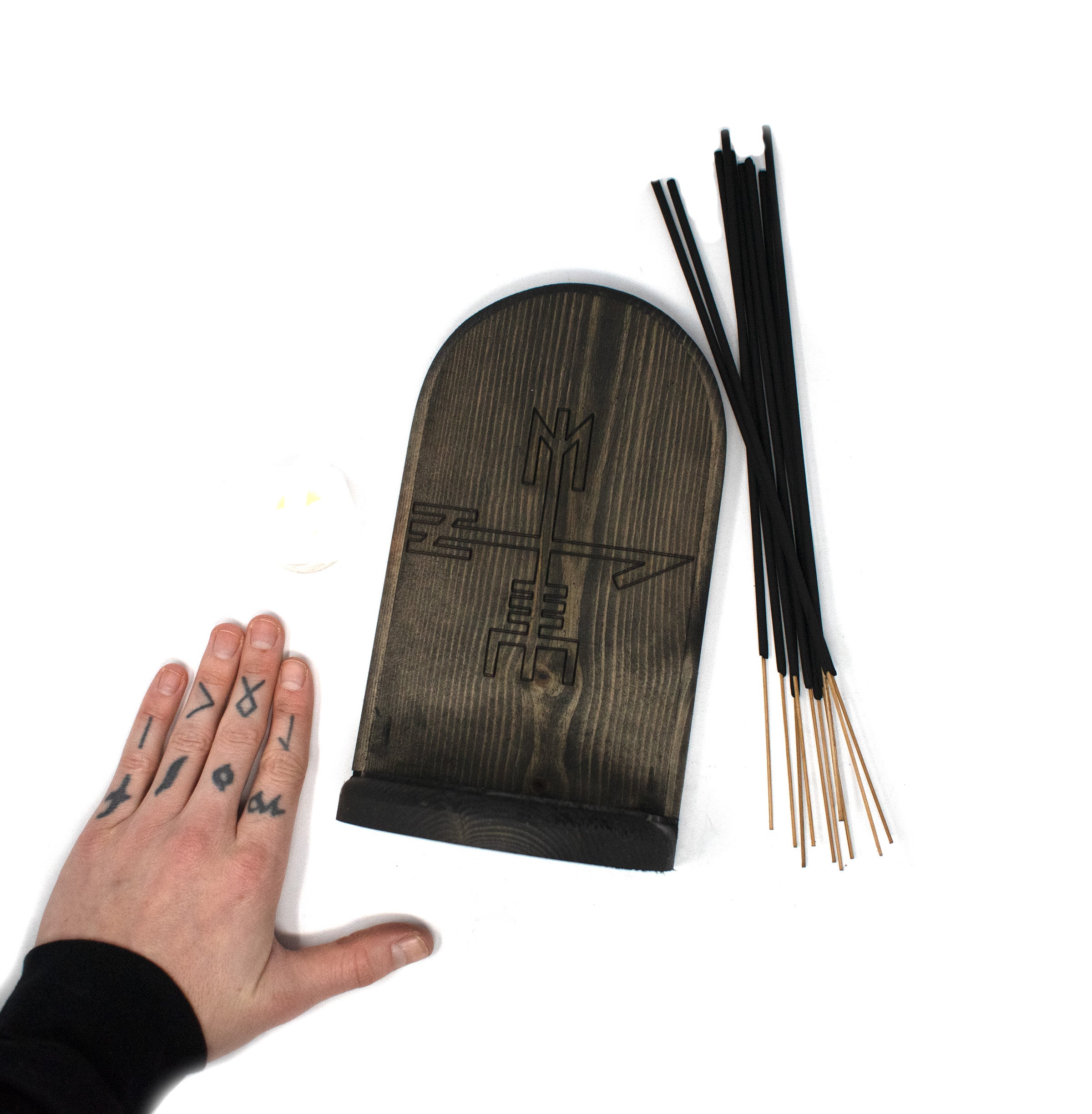 Goddess Hel stave altar