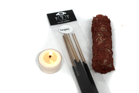 Black ritual stick incense