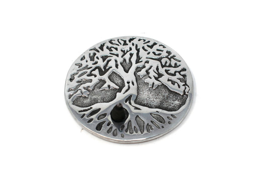 yggdrasil metal cone incense dish