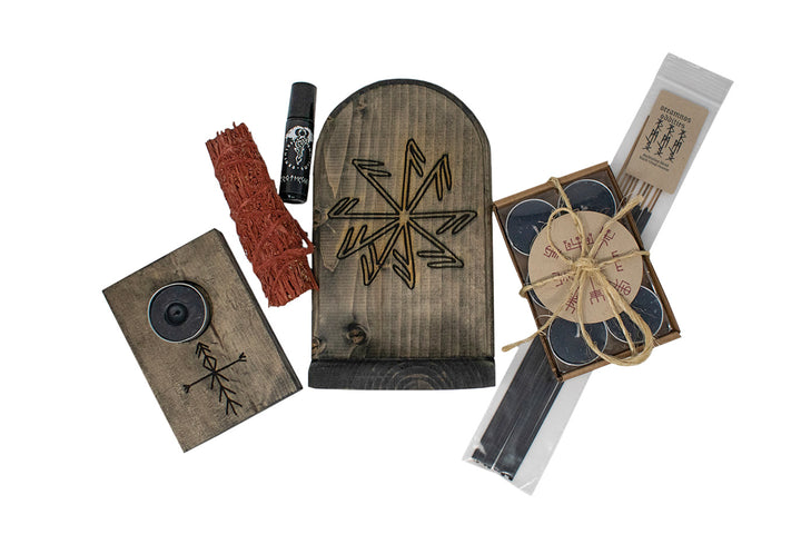 Beginner Altar Kit - norse pagan altar set