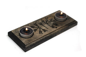 Vegvisir & Helm of Awe tealight candle holder