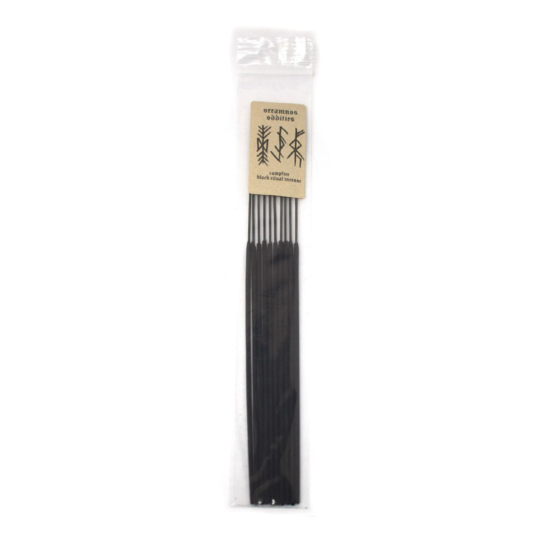 Black ritual bindrune incense