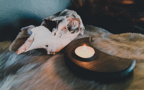 Image of pagan candle holder, viking candle holder, wiccan candle holder, witchy candle holder, norse candle holder, heathen candle holder, asatru candle holder, pagan decor, viking decor, norse decor witchy decor, witch decor