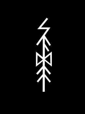 Skadi bindrune decal